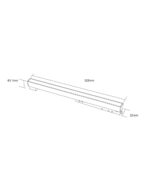 STANDARD FLOOD LIGHT 18W 3000K 24° ΓΙΑ ΜΑΓΝΗΤΙΚΗ ΡΑΓΑ 48V ΜΑΥΡΟ UNIVERSE UNIVERSE – 2-U014564