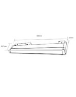 STANDARD FOLDING FLOOD LIGHT 18W 3000K 24° ΓΙΑ ΜΑΓΝΗΤΙΚΗ ΡΑΓΑ 48V ΜΑΥΡΟ UNIVERSE UNIVERSE – 2-U014649