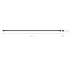 SLIM FLOOD LIGHT 30W 3000K 24° ΓΙΑ ΜΑΓΝΗΤΙΚΗ ΡΑΓΑ 48V SLIM ΜΑΥΡΟ UNIVERSE UNIVERSE – 2-U014724