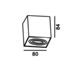 ΣΠΟΤ ΟΡΟΦΗΣ ΚΙΝΗΤΟ 80X80mm Η84mm 1xMR16/GU10 MAX50W 1ΦΑΣΙΚΟ ΑΛΟΥΜΙΝΙΟΥ ΜΑΥΡΟ UNIVERSE – 2-U014946
