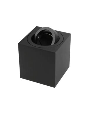 ΣΠΟΤ ΟΡΟΦΗΣ ΚΙΝΗΤΟ 80X80mm Η84mm 1xMR16/GU10 MAX50W 1ΦΑΣΙΚΟ ΑΛΟΥΜΙΝΙΟΥ ΜΑΥΡΟ UNIVERSE – 2-U014946