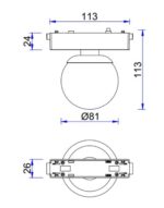 SLIM SOFT LIGHT 5W 3000K 300° ΓΙΑ ΜΑΓΝΗΤΙΚΗ ΡΑΓΑ 48V SLIM ΜΑΥΡΟ UNIVERSE UNIVERSE – 2-U014984