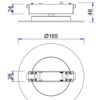 SLIM INDIRECT 5W 3000K 360° ΓΙΑ ΜΑΓΝΗΤΙΚΗ ΡΑΓΑ 48V SLIM ΜΑΥΡΟ UNIVERSE UNIVERSE – 2-U015004