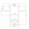 ΡΑΓΑ ΜΑΓΝΗΤΙΚΗ ΧΩΝΕΥΤΗ 48V STANDARD 2 ΜΕΤΡΗ + DUST PROOF + ΤΑΠΑ ΜΑΥΡΗ UNIVERSE UNIVERSE – 2-U015141
