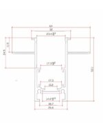 ΡΑΓΑ ΜΑΓΝΗΤΙΚΗ ΧΩΝΕΥΤΗ 48V STANDARD 2 ΜΕΤΡΗ + DUST PROOF + ΤΑΠΑ ΜΑΥΡΗ UNIVERSE UNIVERSE – 2-U015141