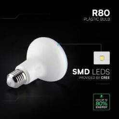 LED Λάμπα E27 R80 Σποτ 11W V-TAC Cree Chip 1055lm Ψυχρό Λευκό 6500K 6yrs Wty – 211376