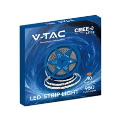 LED Ταινία 12W V-TAC Cree Chip Dimmable 24V 950m/m CRI>90 Θερμό Λευκό 3000K 6yrs Wty 10 Μέτρα – 2126226