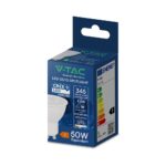 LED Λάμπα Spot GU10 V-TAC Cree Chip 6yrs Wty 4.5W 345lm 38° Ψυχρό Λευκό 6500K – 215116