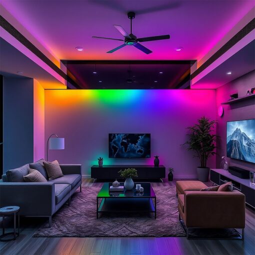 Neon Flex Ταινία 5m SET με Controller Magic RGB DC 5V V-TAC – 24050