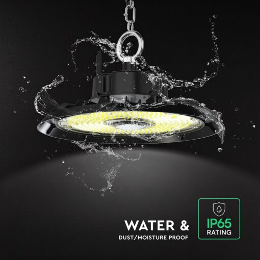 200W LED Καμπάνα UFO Μαύρη Cree Chip 6yrs Wty 27000lm Ψυχρό Λευκό 6500K V-TAC – 240786