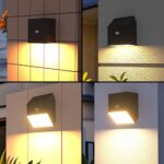 2.5W LED Ηλιακό Φωτιστικό Τοίχου Λευκό με Ανιχνευτή Κίνησης CCT  IP65 V-TAC – 24097