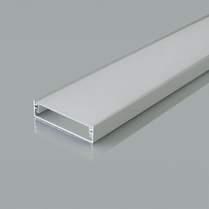 Προφίλ Αλουμινίου Φαρδύ 40x10mm για LED Ταινίες με Οπάλ Κάλυμμα 2m V-TAC – 24100