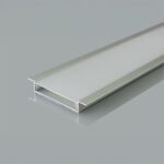 Προφίλ Αλουμινίου Χωνευτό Φαρδύ 50x10mm για LED Ταινίες με Οπάλ Κάλυμμα 2m V-TAC – 24103