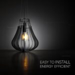 Κρεμαστό Φωτιστικό 1xE27 Φ420 Μαύρο Ματ V-TAC 24114VT