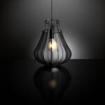 Κρεμαστό Φωτιστικό 1xE27 Φ420 Μαύρο Ματ V-TAC 24114VT