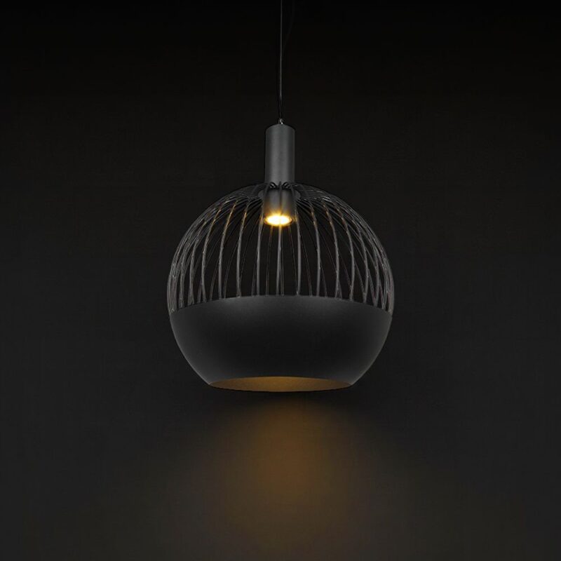 V-TAC – 24118 Κρεμαστό Φωτιστικό Διακοσμητικό Σποτ 1xGU10 με Πλέγμα Φ400 Μαύρο Ματ