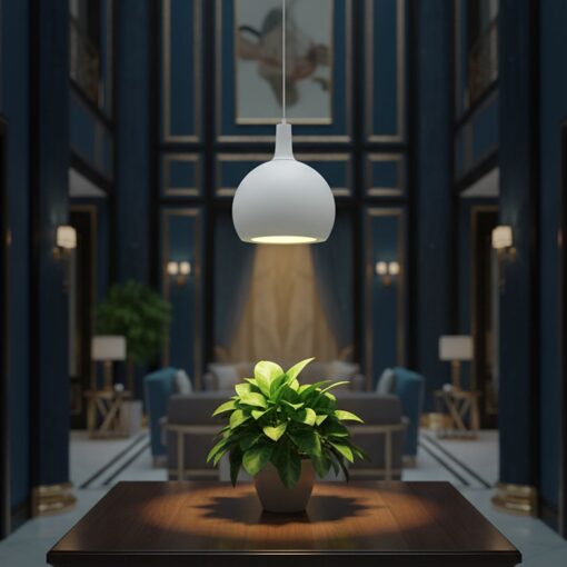 V-TAC – 24127 Κρεμαστό Φωτιστικό Καμπάνα 1xE27 Φ280 Λευκό