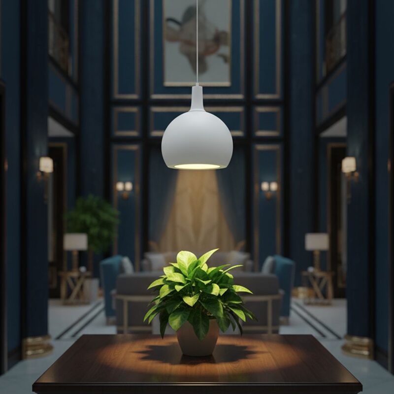 V-TAC – 24127 Κρεμαστό Φωτιστικό Καμπάνα 1xE27 Φ280 Λευκό