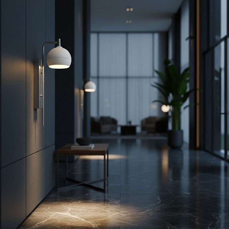 V-TAC – 24128 Φωτιστικό Τοίχου LED 10W 1200lm Θερμό 3000K Νίκελ Ματ & Λευκό