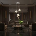 30W LED Decorative Κρεμαστό Φωστικό Ροζέτα Φ250 3600lm 3000K Νίκελ Ματ +Λευκό με 3 Σποτ Φ120 V-TAC – 24129