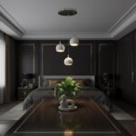 30W LED Decorative Κρεμαστό Φωστικό Ροζέτα Φ250 3600lm 3000K Νίκελ Ματ +Λευκό με 3 Σποτ Φ120 V-TAC – 24129