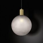 V-TAC – 24133 Διακοσμητικό Κρεμαστό Φωτιστικό 1xE27 Φ300 Μπρονζε & Γκρι Γυαλί