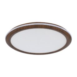 36W LED Decorative Φωτιστικό Οροφής Φ410 CCT Dimmable 2800lm Απόχρωση Ξύλου με RF Χειριστήριο V-TAC – 24140