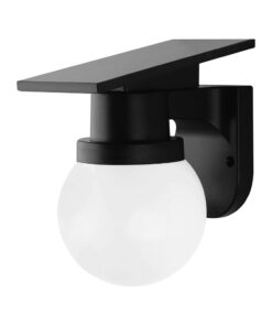 Ηλιακό Φωτιστικό Τοίχου 0.9W LED CCT Μαύρο IP54 με Τηλεχειριστήριο V-TAC – 24152