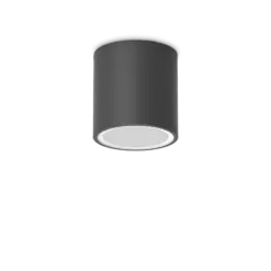 TECHO PL1 ROUND D09 NERO IDEAL LUX – 1-ID318141