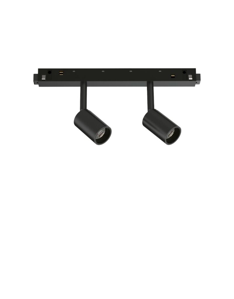 EGO TRACK DOUBLE 05W 4000K ON-OFF BK IDEAL LUX – 1-ID321714