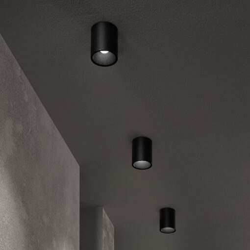 NITRO PL ROUND D08 NERO 2700K IDEAL LUX – 1-ID341798