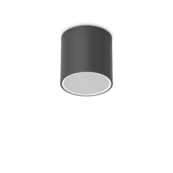 TECHO PL1 ROUND D15 NERO IDEAL LUX – 1-ID342719