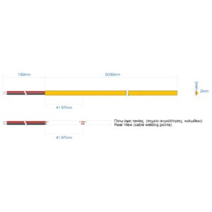 TAINIA SLIM LINE 3W IP20 24V 6000K 5M CUBALUX – 2-CL502011