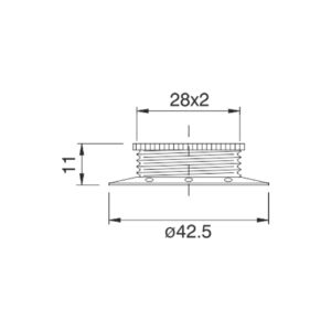 ΡΟΔΕΛΑ ΜΕΤ/Ε14/ΧΡΥΣΟ 1418 CUBALUX – 2-CL930174