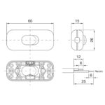 ΔΙΑΚΟΠΤΑΚΙ ΕΝΔΙΑΜΕΣΟ ΧΡΥΣΟ CUBALUX – 2-CL930210