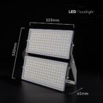 LED Προβολέας 500W Αδιάβροχος IP65 V-TAC Cree Chip Μαύρος 60° 67.500lm Ψυχρό Λευκό 6500K 6yrs Wty – 972126