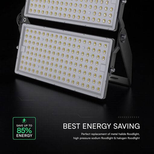 LED Προβολέας 500W Αδιάβροχος IP65 V-TAC Cree Chip Μαύρος 60° 67.500lm Ψυχρό Λευκό 6500K 6yrs Wty – 972126