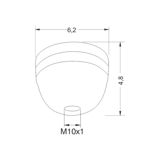 ΡΟΖΕΤΑ ΠΟΡΣΕΛΑΝΗΣ ΚΟΚΚΙΝΗ CUBALUX – 2-CL980748