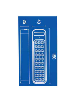 ΦΩΤΙΣΤΙΚΟ LED SMD 1W 6500Κ 230V ΕΠΑΝΑΦΟΡΤΙΖΟΜΕΝΟ ΜΕ ΜΠΑΤΑΡΙΑ Li-ion ΜΗ ΣΥΝΕΧΟΥΣ ΛΕΙΤΟΥΡΓΙΑΣ UNIVERSE UNIVERSE – 2-U016001