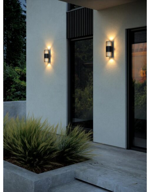 Aludra Double | Wall light | Seaside black -hs code 9405199090- NORDLUX – 1-NR2418121203