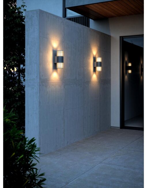 Aludra Double | Wall light | Seaside anthracite NORDLUX – 1-NR2418121250