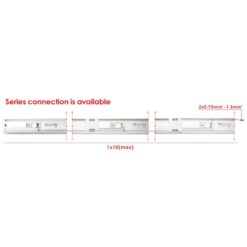 ΦΩΤΙΣΤΙΚΟ ΓΡΑΜΜΙΚΟ 1190X60 LED 35W 3CCT 230V ΜΑΥΡΟ UNIVERSE UNIVERSE – 2-U015905