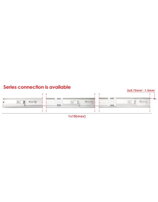 ΦΩΤΙΣΤΙΚΟ ΓΡΑΜΜΙΚΟ 1190X60 LED 35W 3CCT 230V ΜΑΥΡΟ UNIVERSE UNIVERSE – 2-U015905