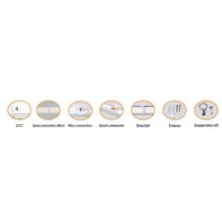 ΦΩΤΙΣΤΙΚΟ ΓΡΑΜΜΙΚΟ 1490X60 LED 45W 3CCT 230V ΛΕΥΚΟ UNIVERSE UNIVERSE – 2-U015882