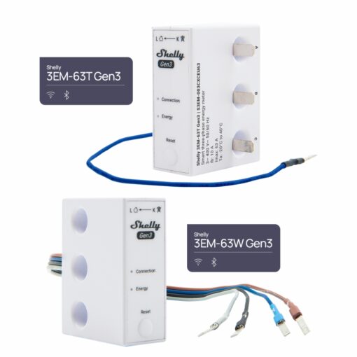 Shelly 3EM-63W Gen3 | Shelly 3EM-63T Gen3 – EAN 3800235261941