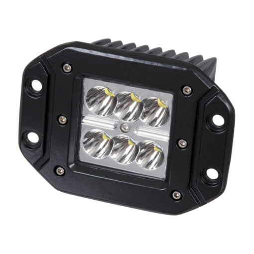 GloboStar® 85441 PRO Series Χωνευτός Προβολέας Εργασίας – Working Light για Αυτοκίνητα & Φορτηγά LED CREE XBD 24W 2400lm DC 10-30V Αδιάβροχο IP65 Ψυχρό Λευκό 6000K