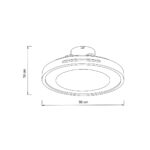 it-Lighting Zephyr 36W 3CCT LED Fan Light in Wood Color (101000940)
