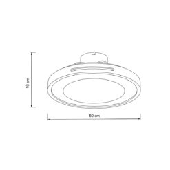 it-Lighting Zephyr 36W 3CCT LED Fan Light in Wood Color (101000940)