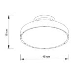 it-Lighting Teton 56W 3CCT LED Fan Light in Black Color (101001010)