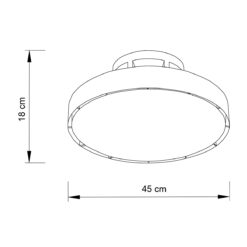it-Lighting Teton 56W 3CCT LED Fan Light in White Color (101001020)